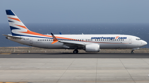 SmartWings Boeing 737-8 MAX (OK-SWB) at  Tenerife Sur - Reina Sofia, Spain