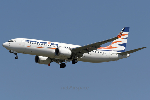 SmartWings Boeing 737-8 MAX (OK-SWB) at  Warsaw - Frederic Chopin International, Poland