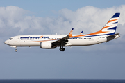 SmartWings Boeing 737-8 MAX (OK-SWM) at  Gran Canaria, Spain