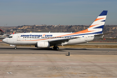 SmartWings Boeing 737-7Q8 (OK-SWW) at  Madrid - Barajas, Spain