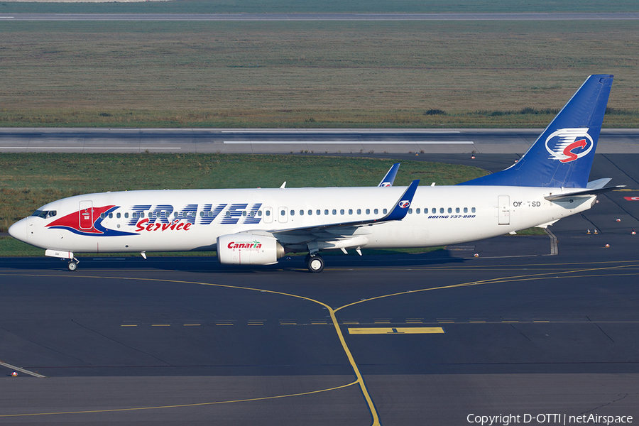 Travel Service Boeing 737-8Q8 (OK-TSD) | Photo 476750