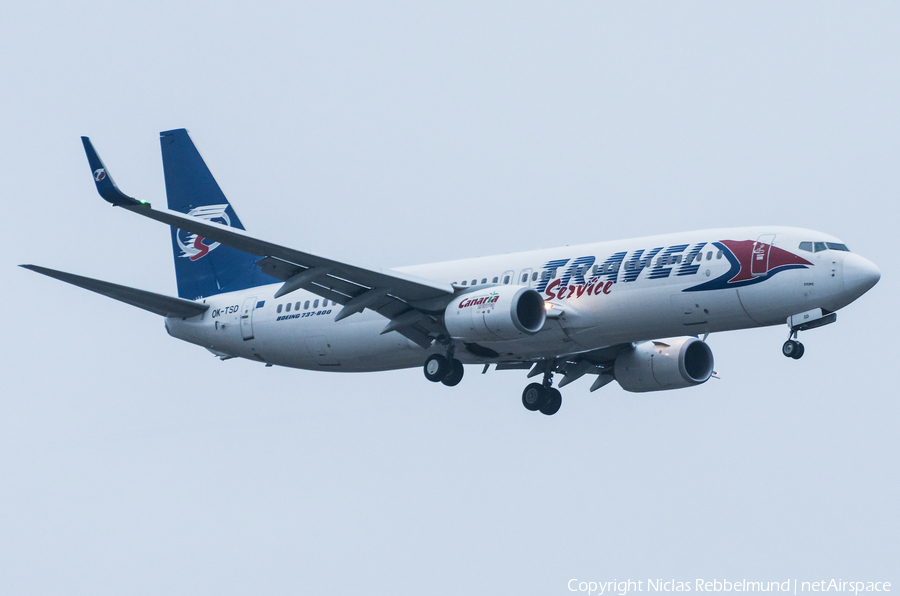 Travel Service Boeing 737-8Q8 (OK-TSD) | Photo 282046