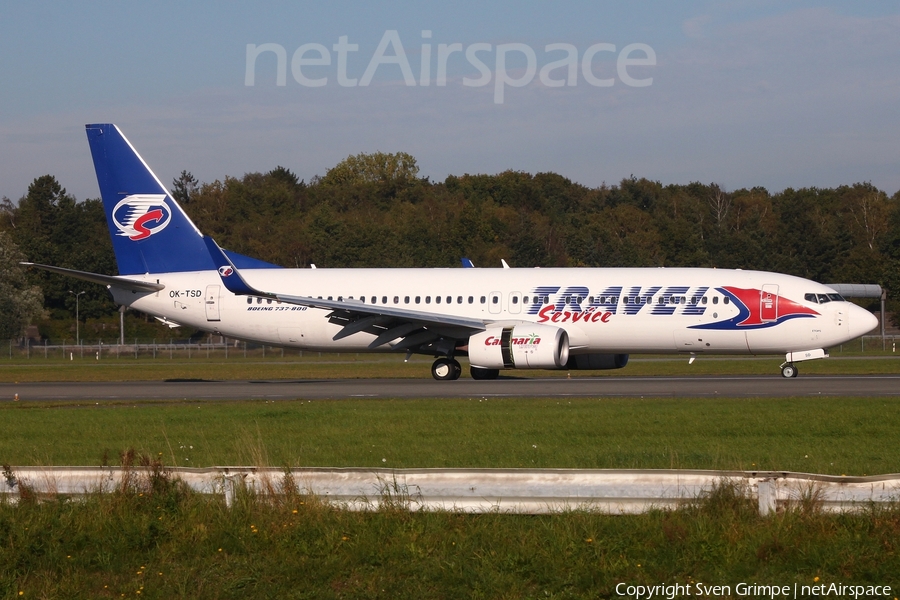 Travel Service Boeing 737-8Q8 (OK-TSD) | Photo 475985