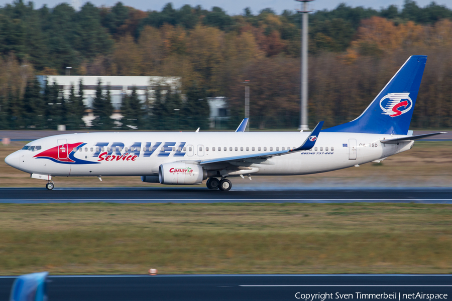 Travel Service Boeing 737-8Q8 (OK-TSD) | Photo 194799