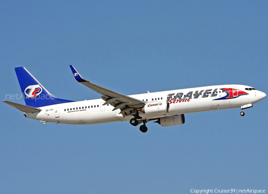 Travel Service Boeing 737-9GJ(ER) (OK-TSI) | Photo 367755