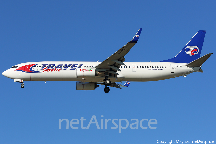 Travel Service Boeing 737-9GJ(ER) (OK-TSI) | Photo 344149