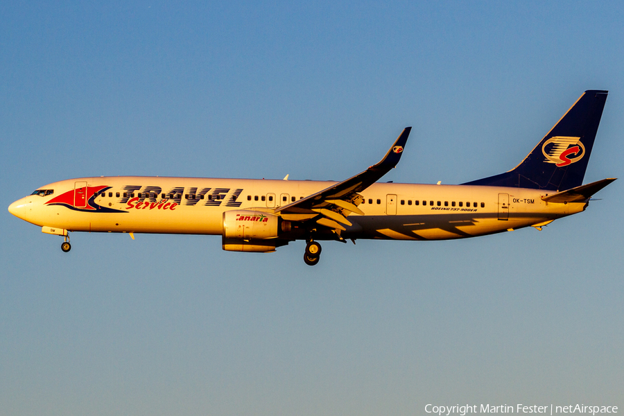 Travel Service Boeing 737-9GJ(ER) (OK-TSM) | Photo 365371