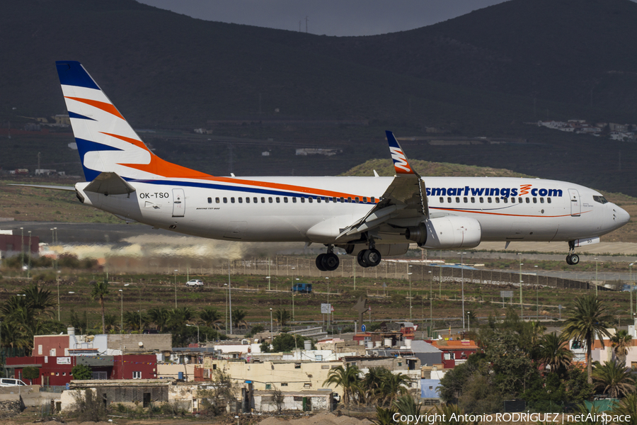 SmartWings Boeing 737-8GQ (OK-TSO) | Photo 133577