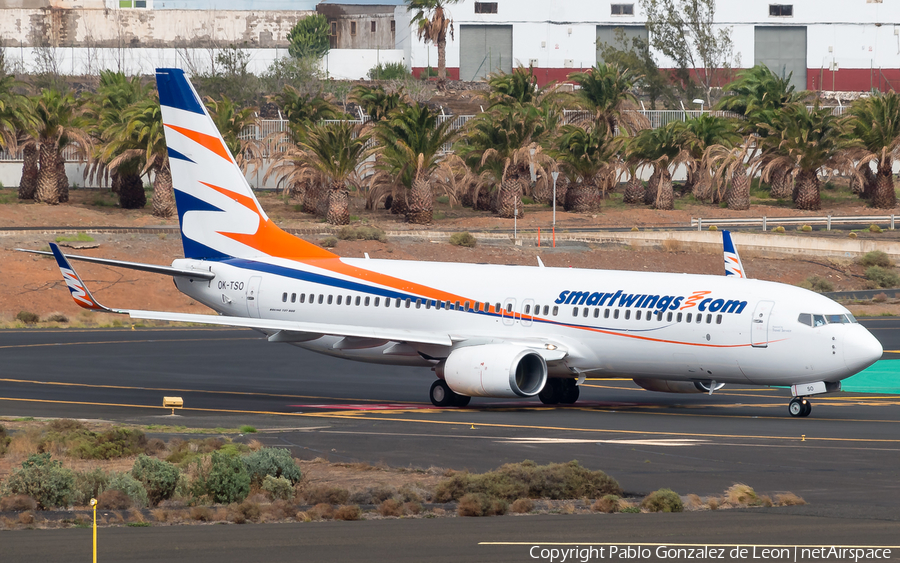 SmartWings Boeing 737-8GQ (OK-TSO) | Photo 334815