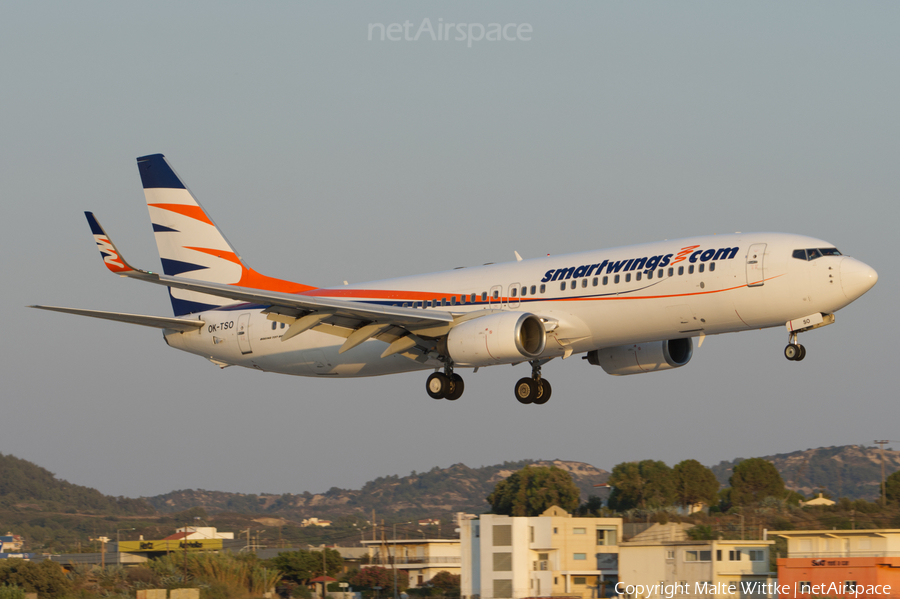 SmartWings Boeing 737-8GQ (OK-TSO) | Photo 398298