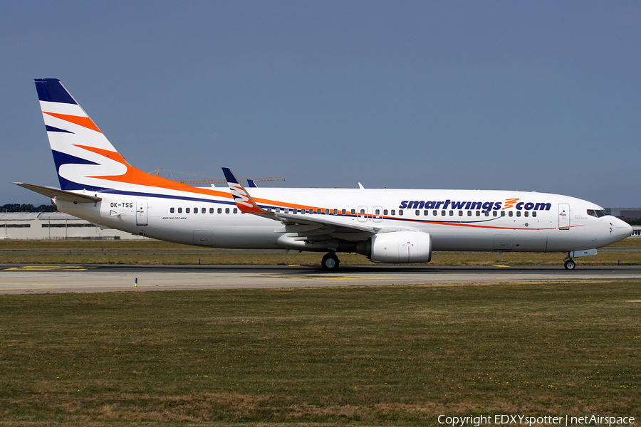 SmartWings Boeing 737-8Q8 (OK-TSS) | Photo 273179