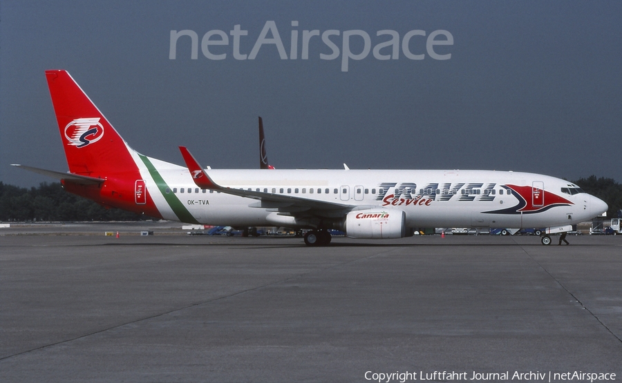 Travel Service Boeing 737-86N (OK-TVA) | Photo 416927