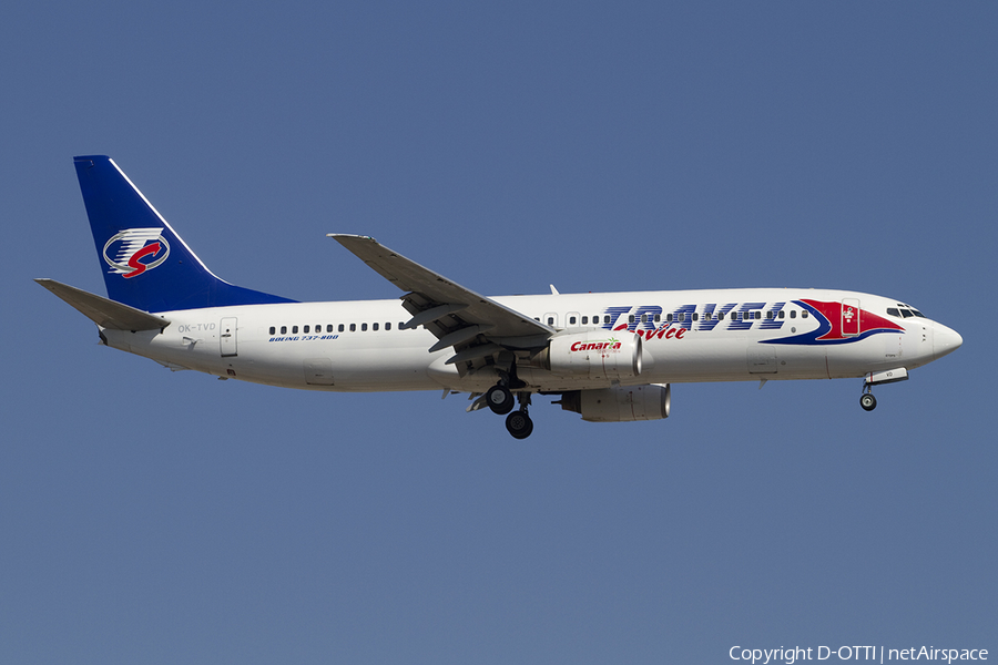 Travel Service Boeing 737-86N (OK-TVD) | Photo 391604