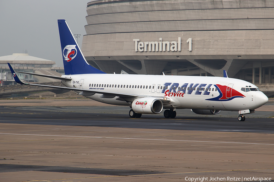 Travel Service Boeing 737-86Q (OK-TVE) | Photo 89082