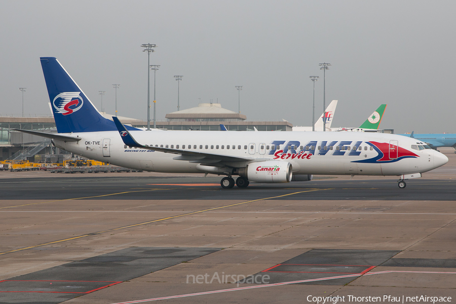 Travel Service Boeing 737-86Q (OK-TVE) | Photo 92323