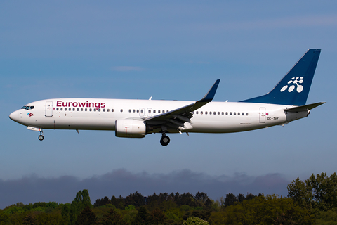 Eurowings Boeing 737-8FH (OK-TVF) at  Hamburg - Fuhlsbuettel (Helmut Schmidt), Germany