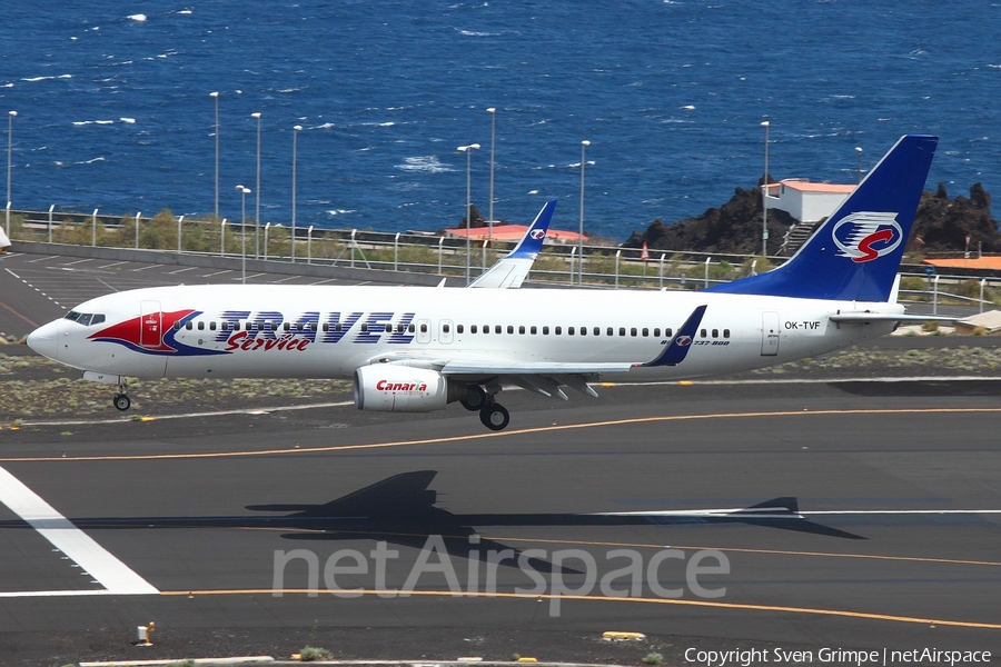 Travel Service Boeing 737-8FH (OK-TVF) | Photo 315899
