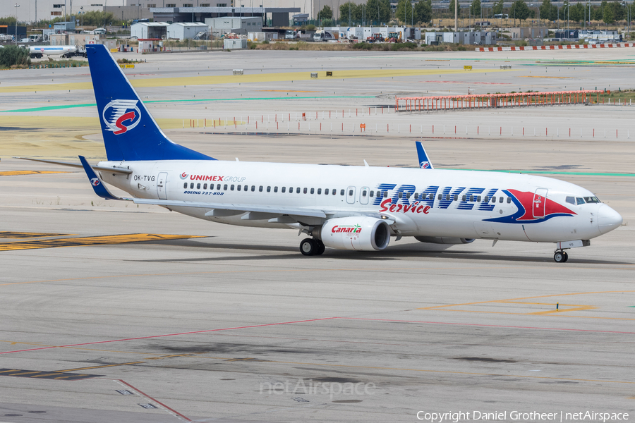 Travel Service Boeing 737-8Q8 (OK-TVG) | Photo 83413