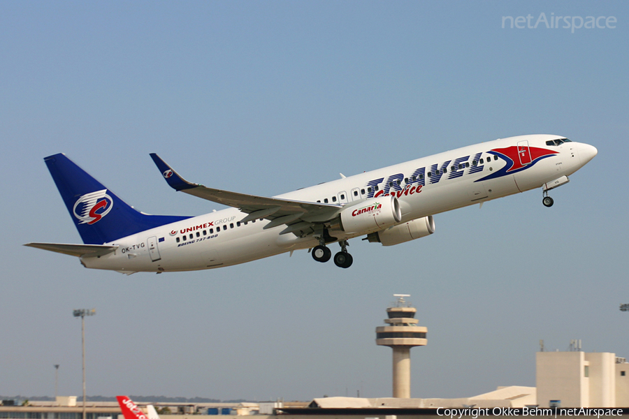 Travel Service Boeing 737-8Q8 (OK-TVG) | Photo 39149