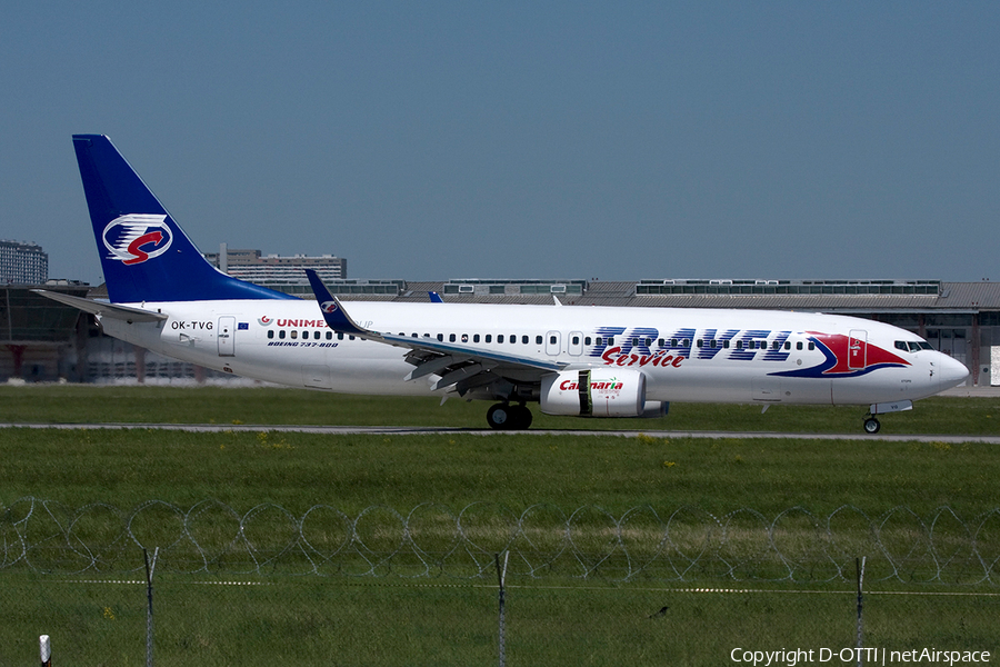 Travel Service Boeing 737-8Q8 (OK-TVG) | Photo 257432