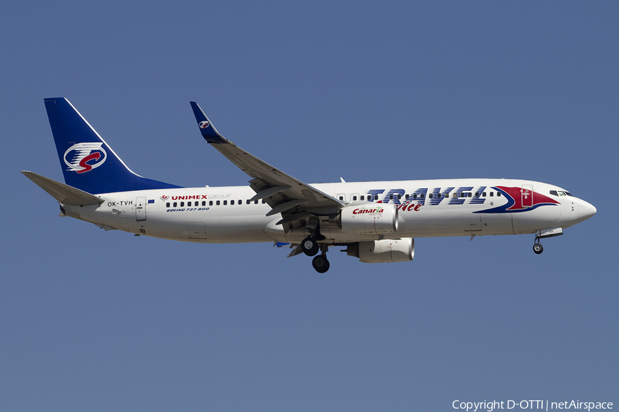 Travel Service Boeing 737-8Q8 (OK-TVH) | Photo 391601