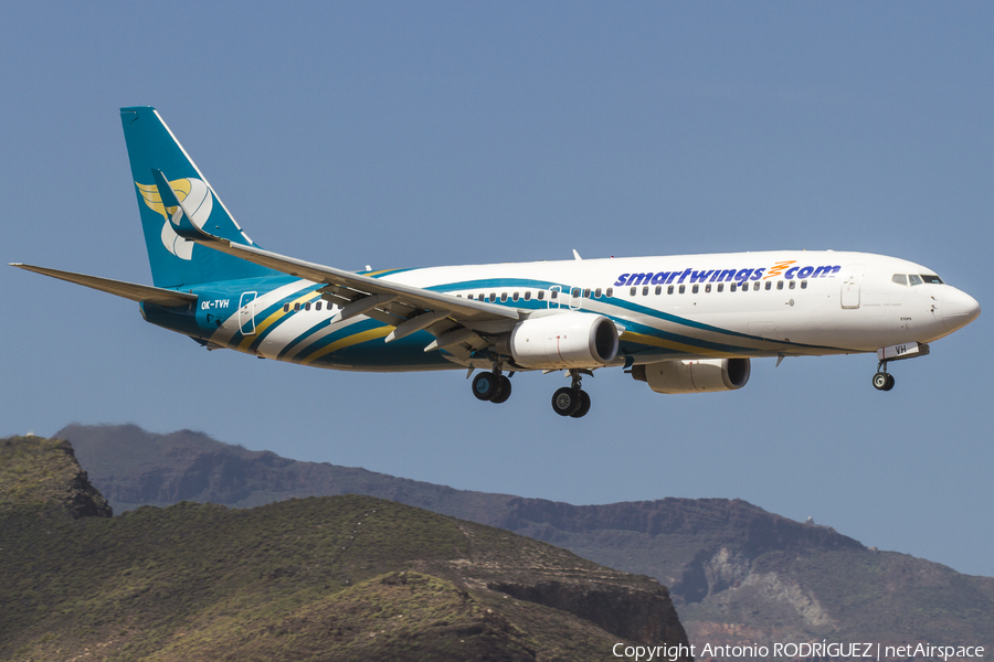 SmartWings Boeing 737-8Q8 (OK-TVH) | Photo 148227