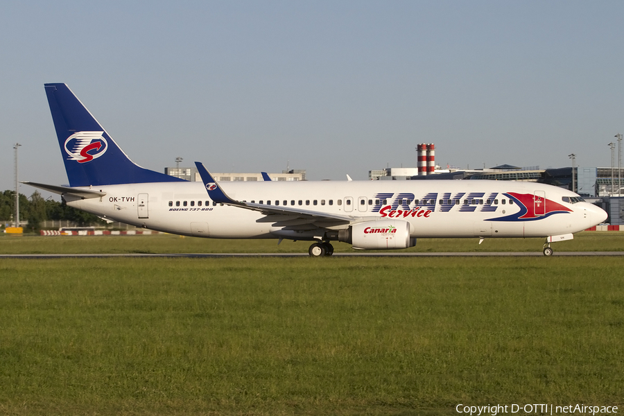 Travel Service Boeing 737-8Q8 (OK-TVH) | Photo 439264