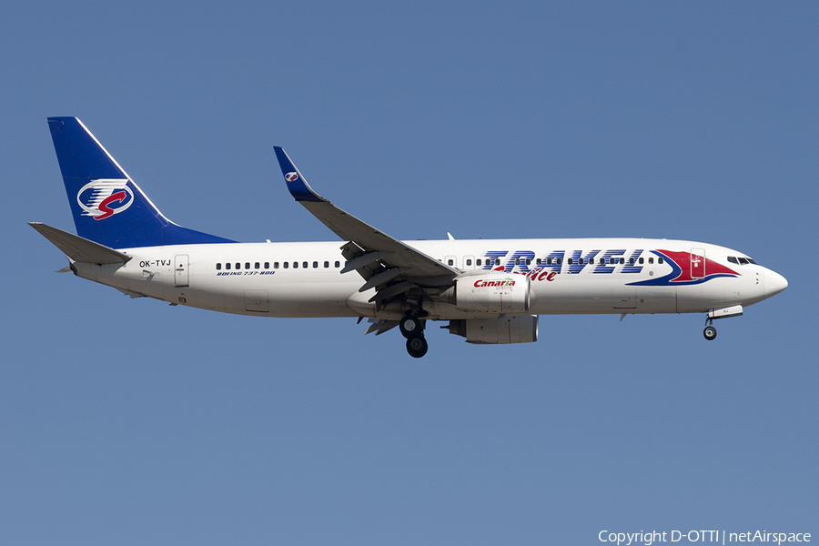 Travel Service Boeing 737-8Q8 (OK-TVJ) | Photo 392915