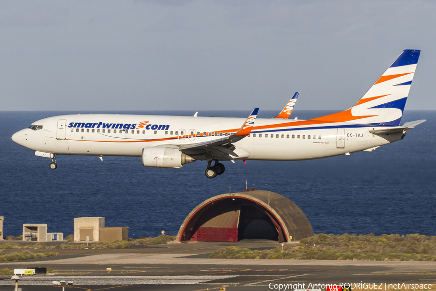 SmartWings Boeing 737-8Q8 (OK-TVJ) | Photo 246249