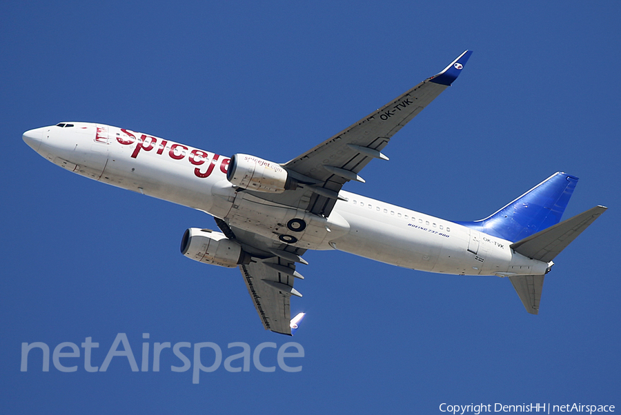 SpiceJet Boeing 737-86N (OK-TVK) | Photo 446435