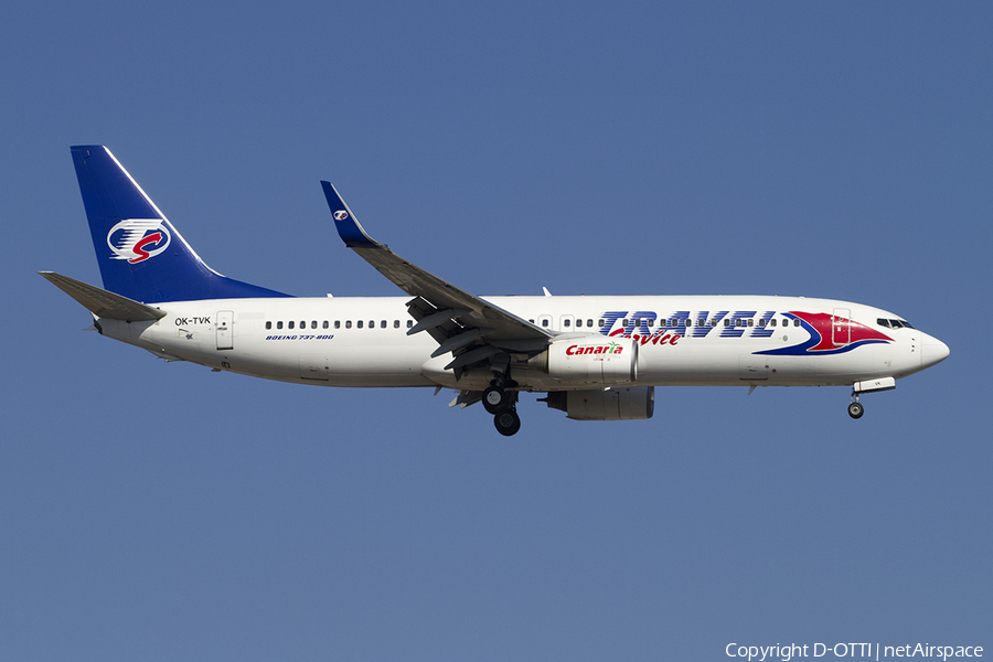 Travel Service Boeing 737-86N (OK-TVK) | Photo 391610