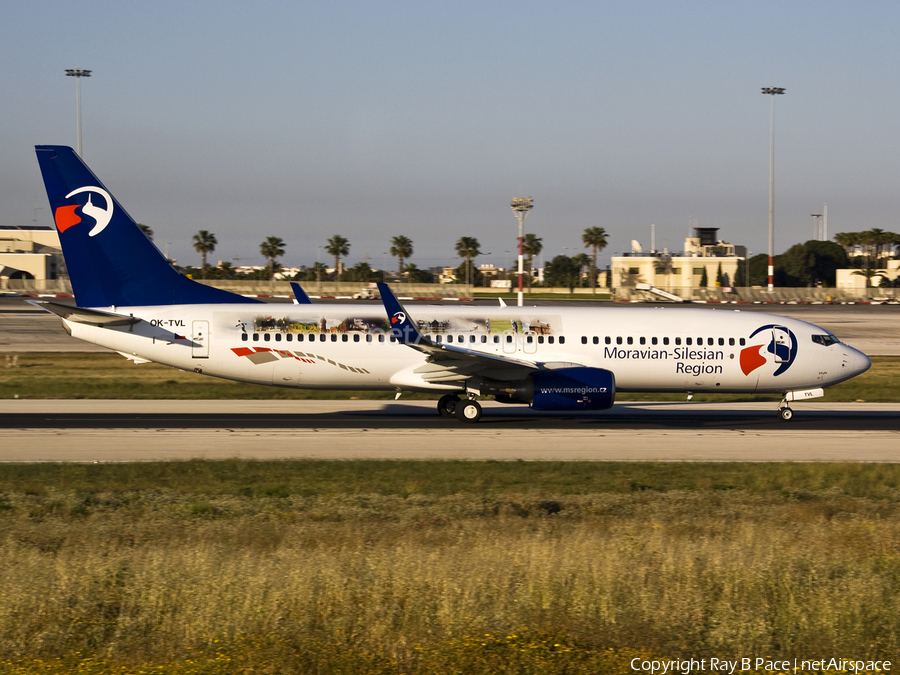 Travel Service Boeing 737-8FN (OK-TVL) | Photo 46073