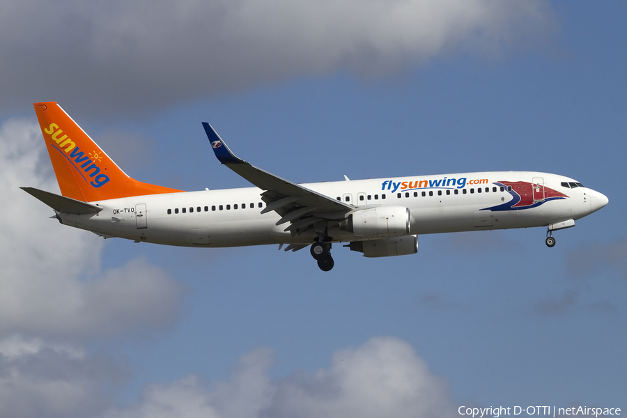 Travel Service Boeing 737-8CX (OK-TVO) | Photo 432141