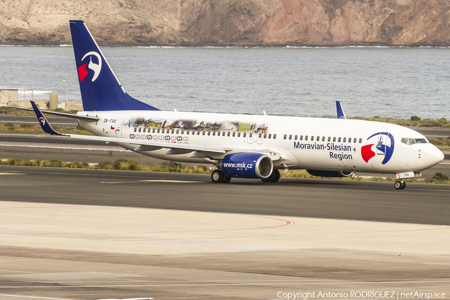 Travel Service Boeing 737-8CX (OK-TVO) | Photo 135806