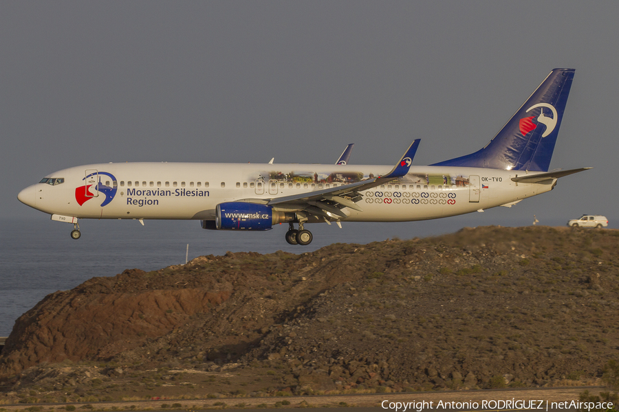 Travel Service Boeing 737-8CX (OK-TVO) | Photo 156578