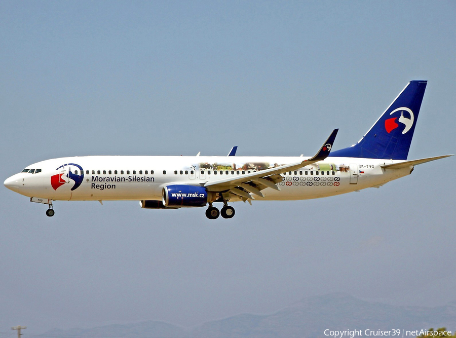 Travel Service Boeing 737-8CX (OK-TVO) | Photo 290778