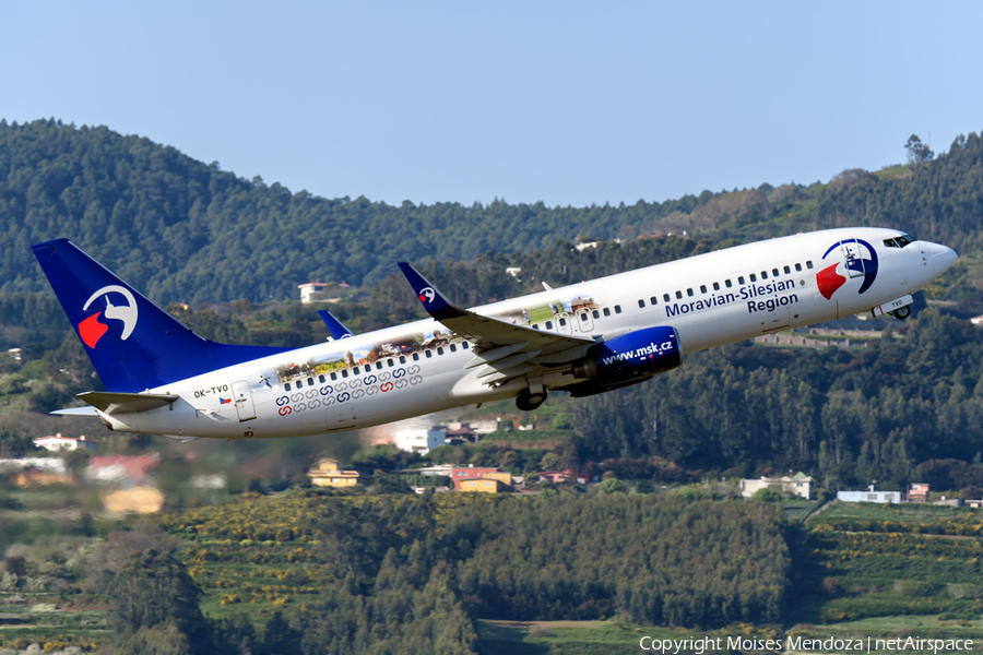 Travel Service Boeing 737-8CX (OK-TVO) | Photo 155534