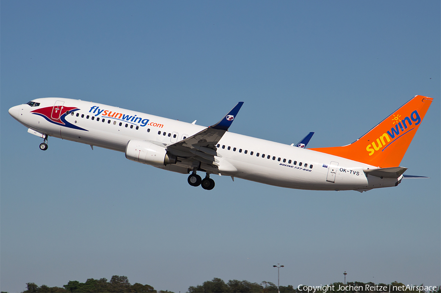 Sunwing Airlines Boeing 737-86N (OK-TVS) | Photo 39005