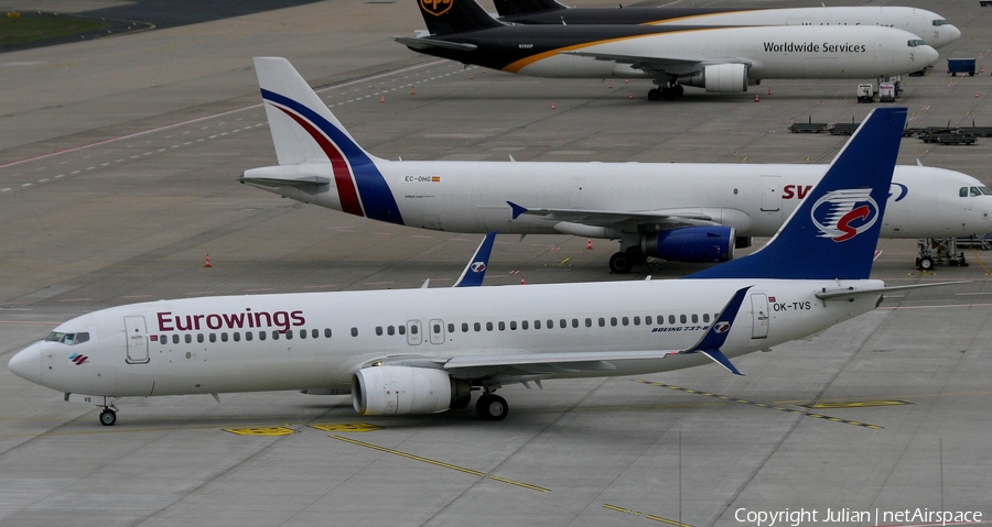 Travel Service Boeing 737-86N (OK-TVS) | Photo 676527
