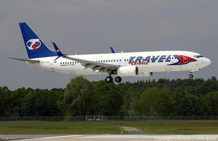 Travel Service Boeing 737-86N (OK-TVS) | Photo 430038