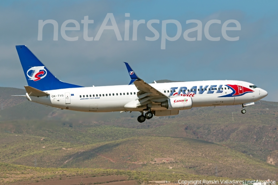 Travel Service Boeing 737-86N (OK-TVS) | Photo 337411