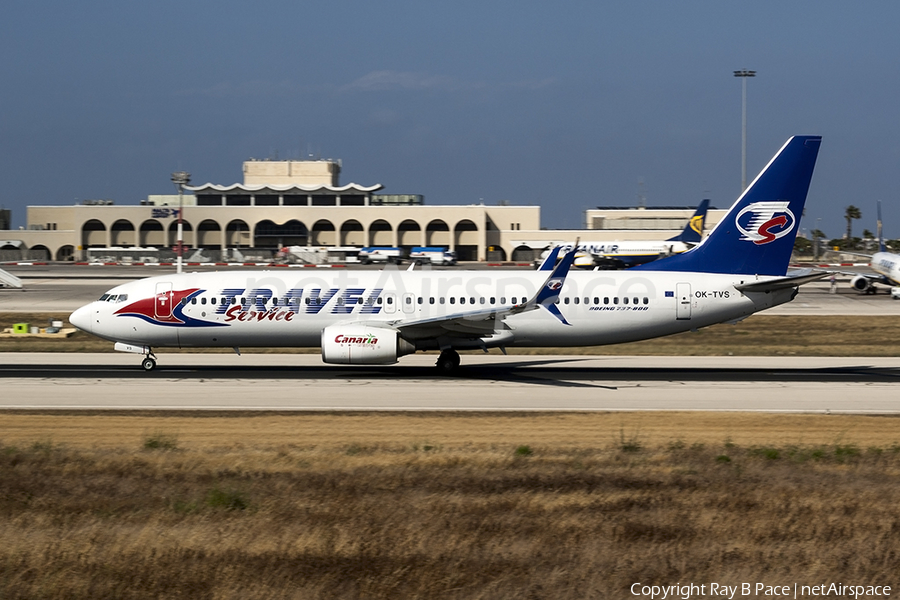 Travel Service Boeing 737-86N (OK-TVS) | Photo 107097