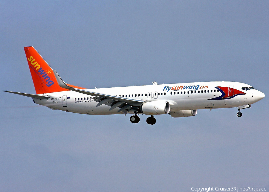 Sunwing Airlines Boeing 737-86N (OK-TVT) | Photo 104782