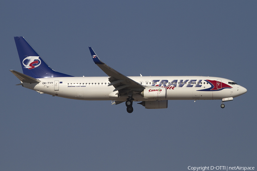 Travel Service Boeing 737-86N (OK-TVV) | Photo 391351