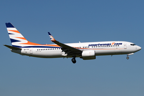 SmartWings Boeing 737-8Z9 (OK-TVX) at  Amsterdam - Schiphol, Netherlands