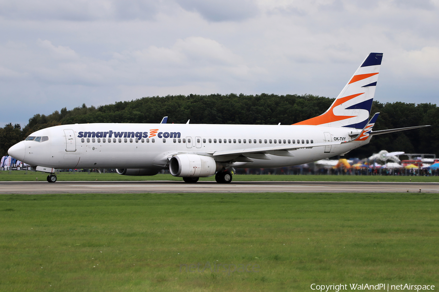 SmartWings Boeing 737-8Q8 (OK-TVY) | Photo 527634
