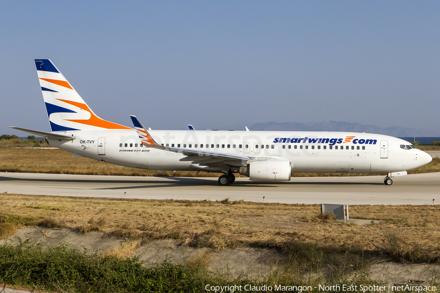 SmartWings Boeing 737-8Q8 (OK-TVY) | Photo 97382