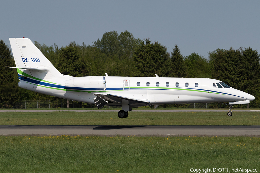 Travel Service Cessna 680 Citation Sovereign (OK-UNI) | Photo 163289