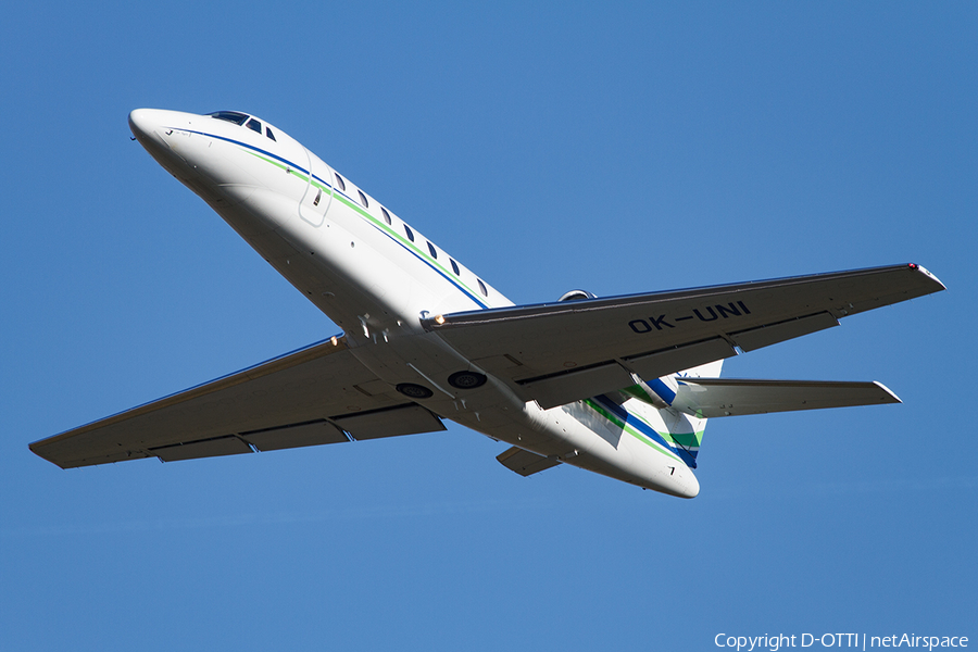 Travel Service Cessna 680 Citation Sovereign (OK-UNI) | Photo 487036