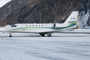 Travel Service Cessna 680 Citation Sovereign (OK-UNI) at  Samedan - St. Moritz, Switzerland